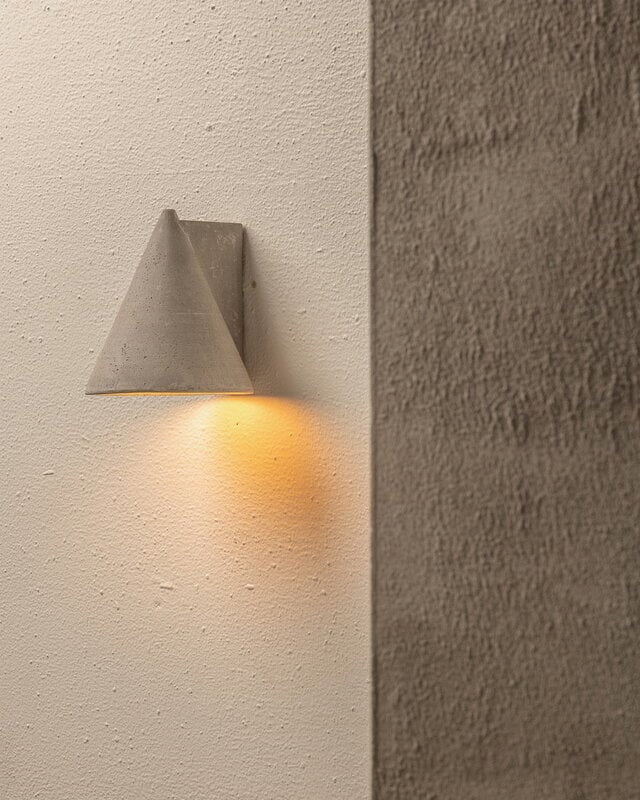 Serax Primary Shape °1 wall lamp, concrete, decoration image