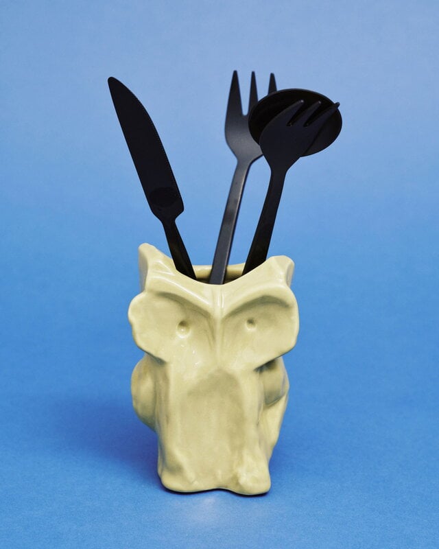 Serax After Midnight vase, XS, yellow, decoration image