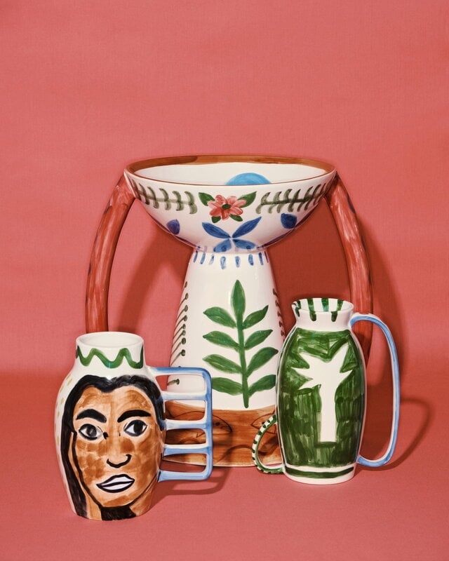 Serax Santiago de Borja vase, S, pijuayo mix, decoration image