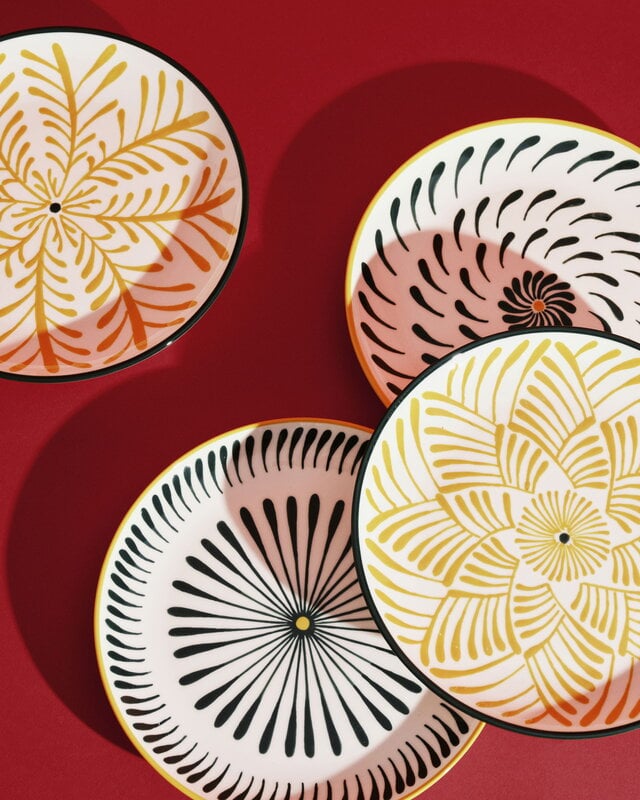 Serax Bazaar Frühstücksteller, Set mit 4, gelb - grün, dekorationsbild