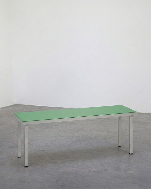 valerie_objects Alu bench, green, decoration image