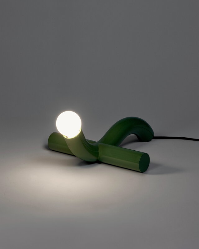 valerie_objects La Due Verde table lamp, green, decoration image