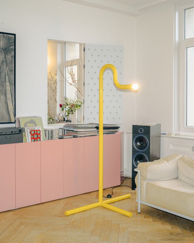 valerie_objects La Uno Gialla floor lamp, yellow, decoration image