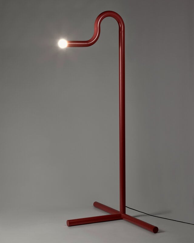 valerie_objects La Uno Rossa floor lamp, red, decoration image