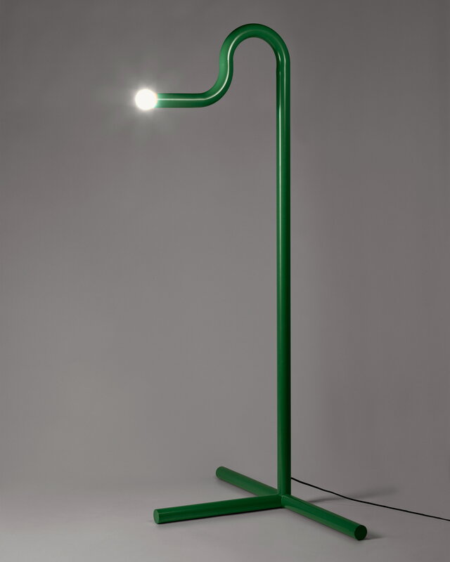 valerie_objects La Uno Verde floor lamp, green, decoration image
