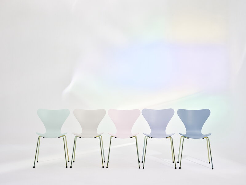 プリン Fritz Hansen Series 7 3107 chair, 7:14 AM Colour Edition, pink