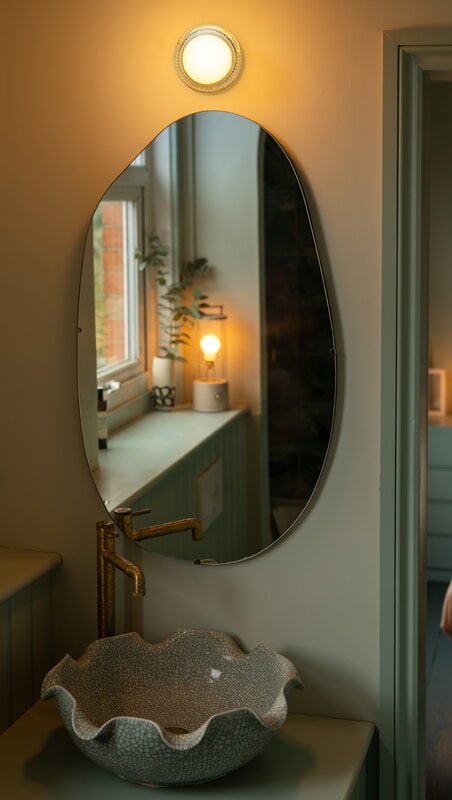 Tala Firth wall lamp, clear - white, decoration image