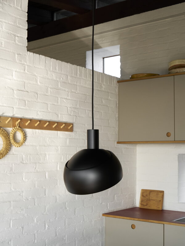 Louis Poulsen FJ Elements pendant lamp, 250 mm, black, decoration image