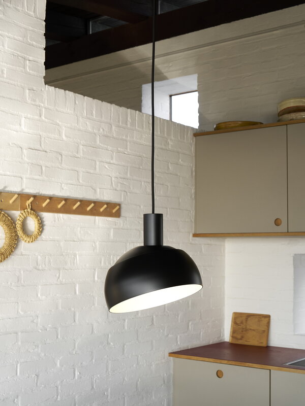 Louis Poulsen FJ Elements pendant lamp, 250 mm, black, decoration image
