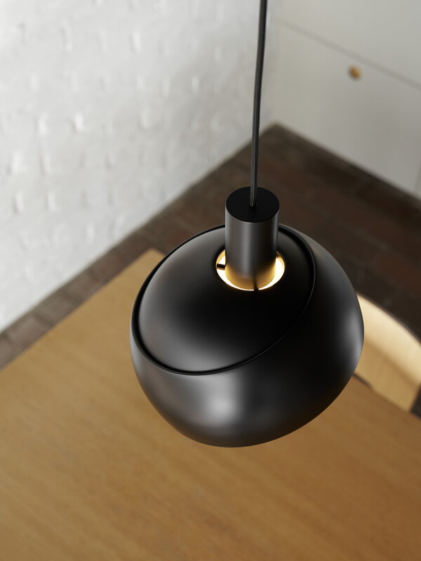 Louis Poulsen FJ Elements pendant lamp, 250 mm, black, decoration image