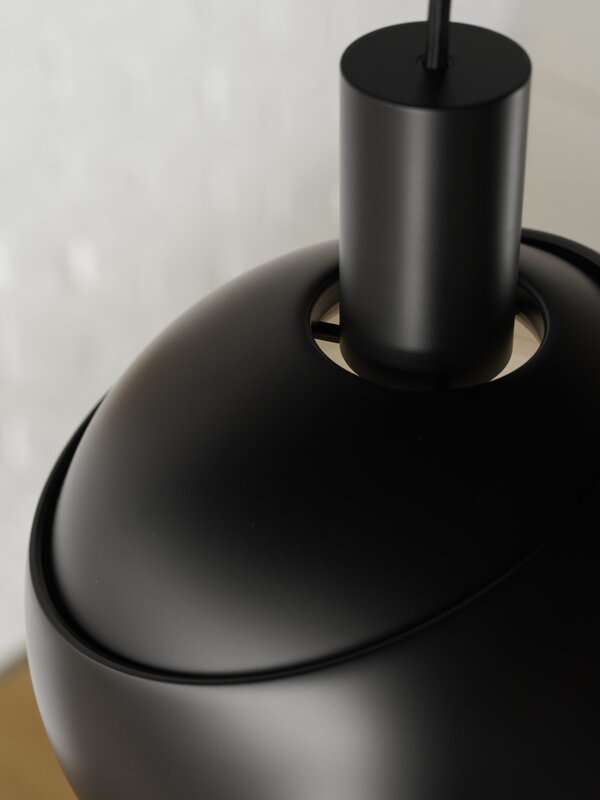 Louis Poulsen FJ Elements pendant lamp, 250 mm, black, decoration image