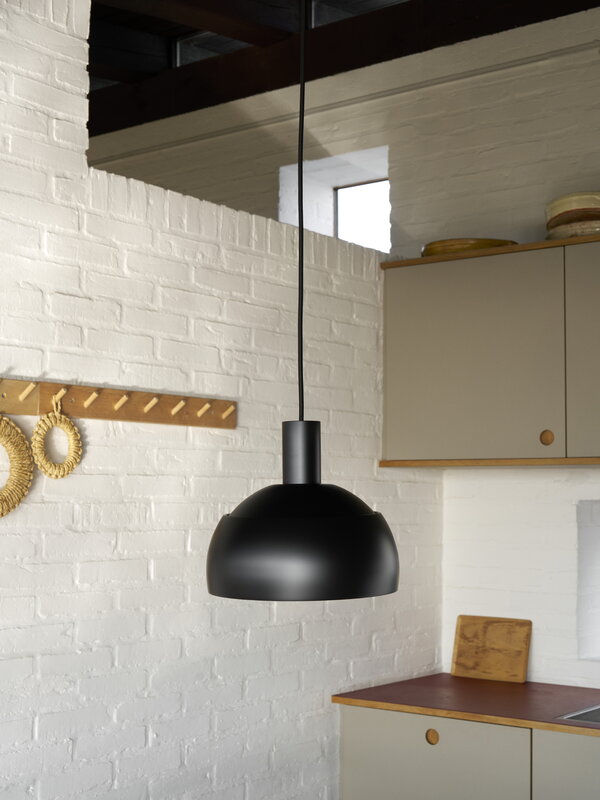 Louis Poulsen FJ Elements pendant lamp, 250 mm, black, decoration image