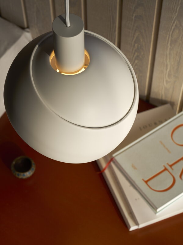 Louis Poulsen FJ Elements pendant lamp, 250 mm, white, decoration image