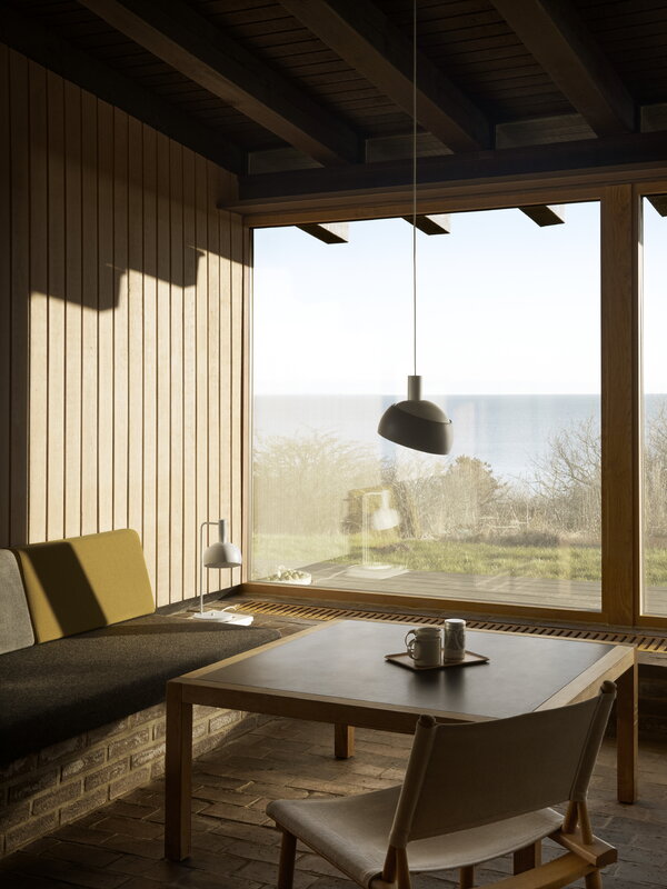 Louis Poulsen FJ Elements pendant lamp, 250 mm, original grey, decoration image