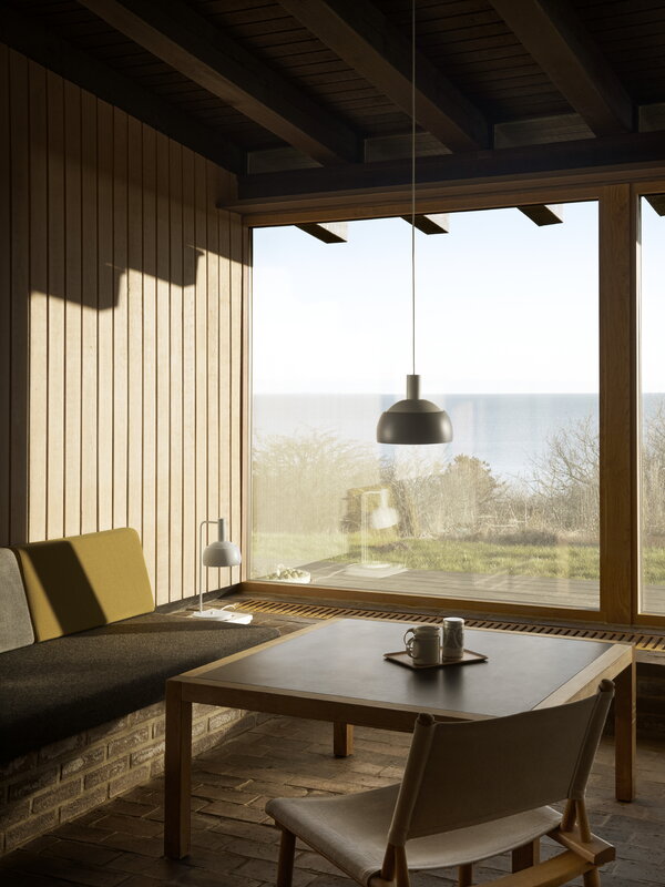Louis Poulsen FJ Elements pendant lamp, 250 mm, original grey, decoration image