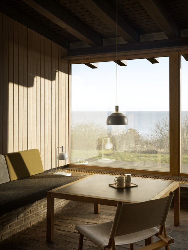 Louis Poulsen FJ Elements pendant lamp, 250 mm, original grey, decoration image