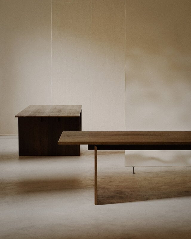 FORMARKIVET Nomen dining table, 290 x 105 cm, dark stained oak, decoration image
