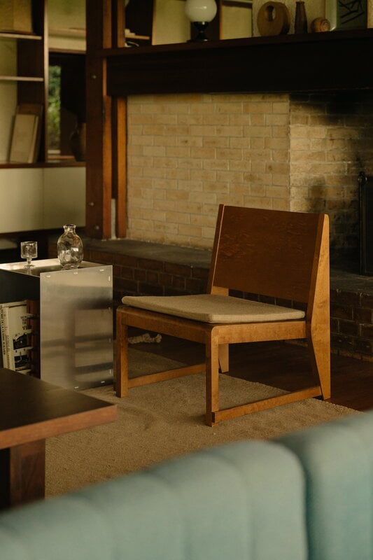 Frama Easy Chair 01 nojatuoli, lämmin ruskea koivu, näkymä 8