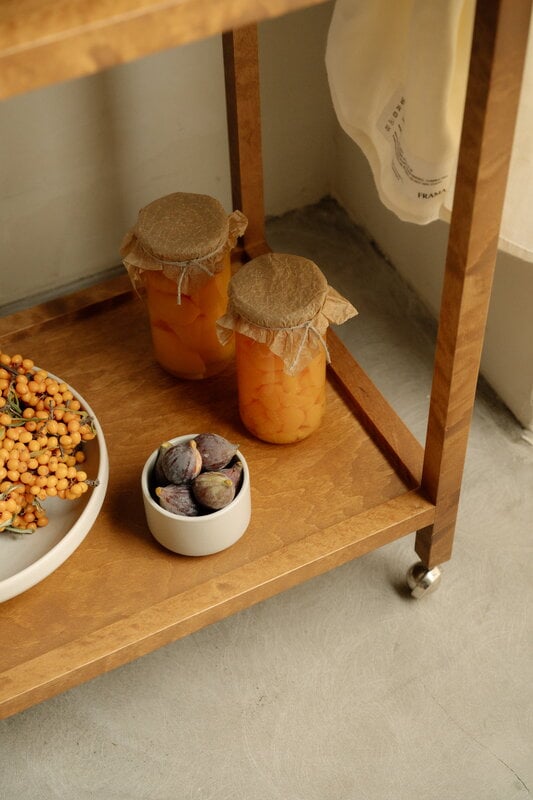 Frama Ratio trolley, warm brown birch, decoration image