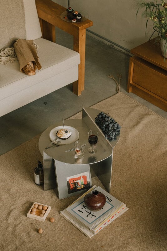Frama Rivet side table, aluminium | Finnish Design Shop