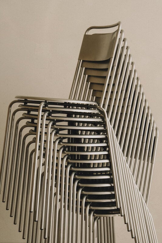 Frama Silla Petit Rond, acero inoxidable, imagen de decoración