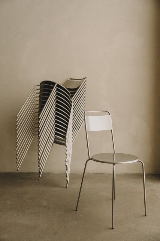 Frama Silla Petit Rond, acero inoxidable, imagen de decoración