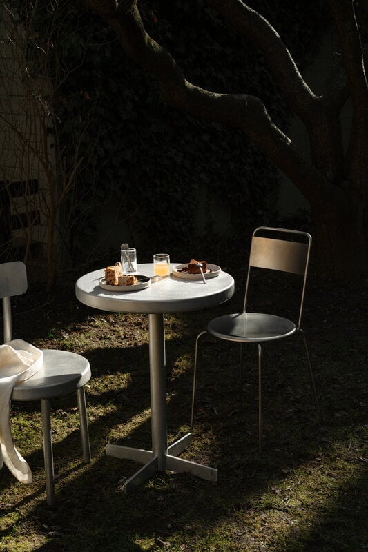 Frama Silla Petit Rond, acero inoxidable, imagen de decoración