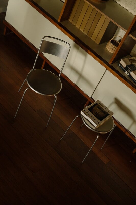 Frama Taburete Petit Rond, acero inoxidable, imagen de decoración