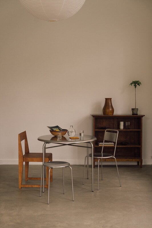 Frama Taburete Petit Rond, acero inoxidable, imagen de decoración