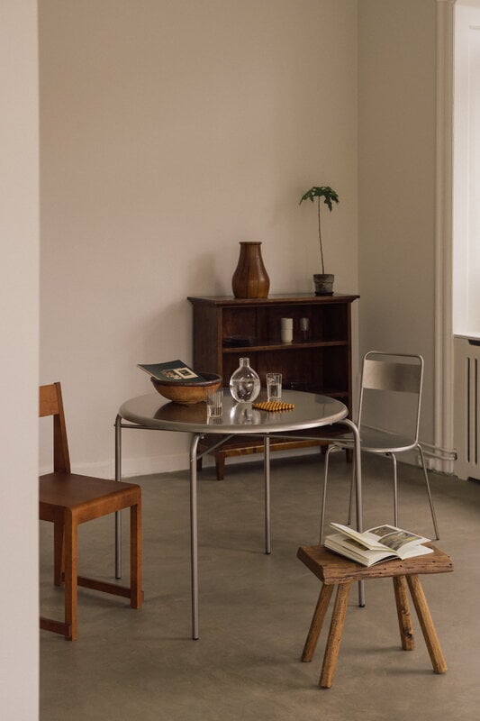 Frama Silla Petit Rond, acero inoxidable, imagen de decoración