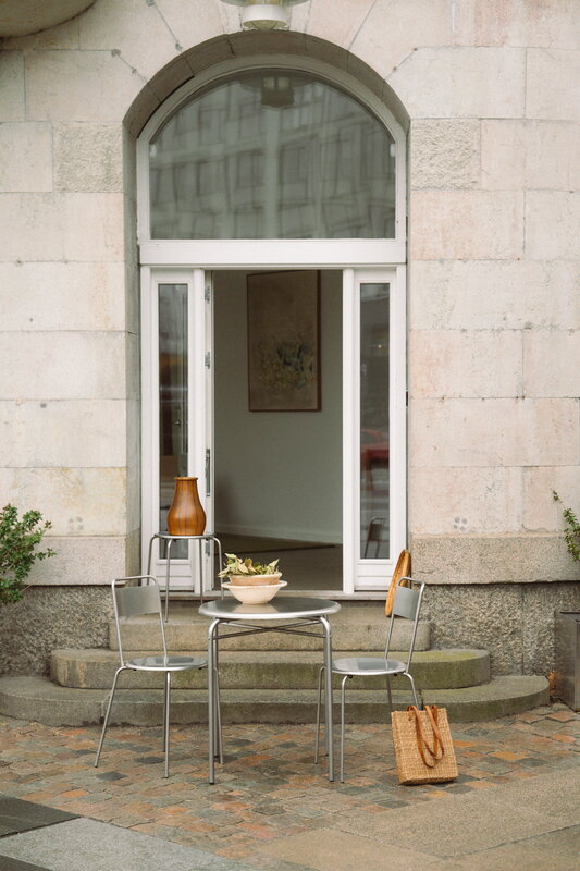 Frama Silla Petit Rond, acero inoxidable, imagen de decoración