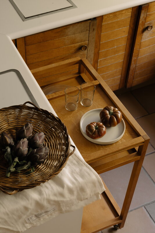 Frama Ratio trolley, warm brown birch, decoration image