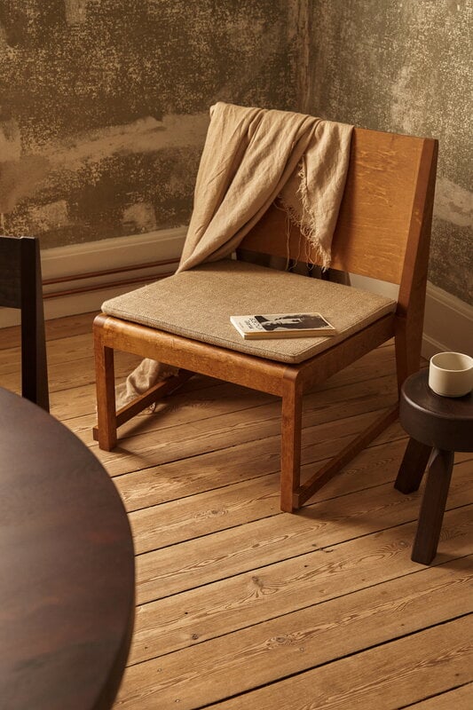 Frama Easy Chair 01 nojatuoli, lämmin ruskea koivu, näkymä 11