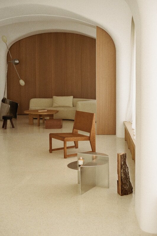 Frama Easy Chair 01 nojatuoli, lämmin ruskea koivu, näkymä 5