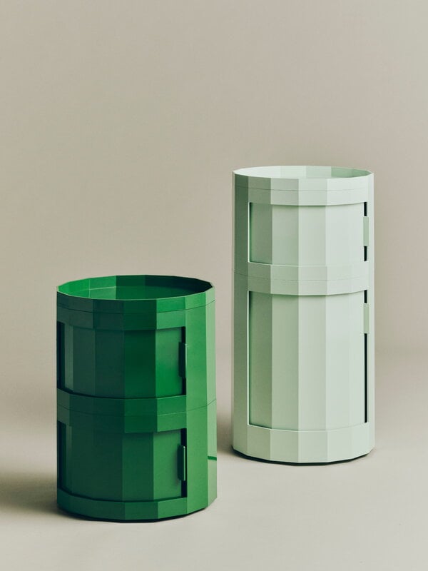 HAY Facet gabinete 20, dos puertas, verde espinaca, imagen de decoración