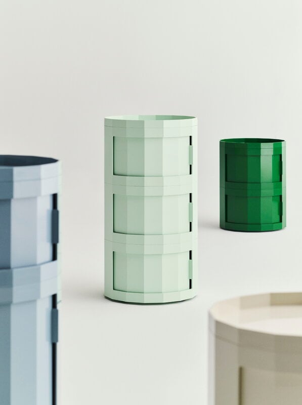 HAY Facet gabinete 20, dos puertas, verde espinaca, imagen de decoración
