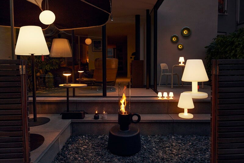Fatboy Oloha portable lamp, medium, black, decoration image