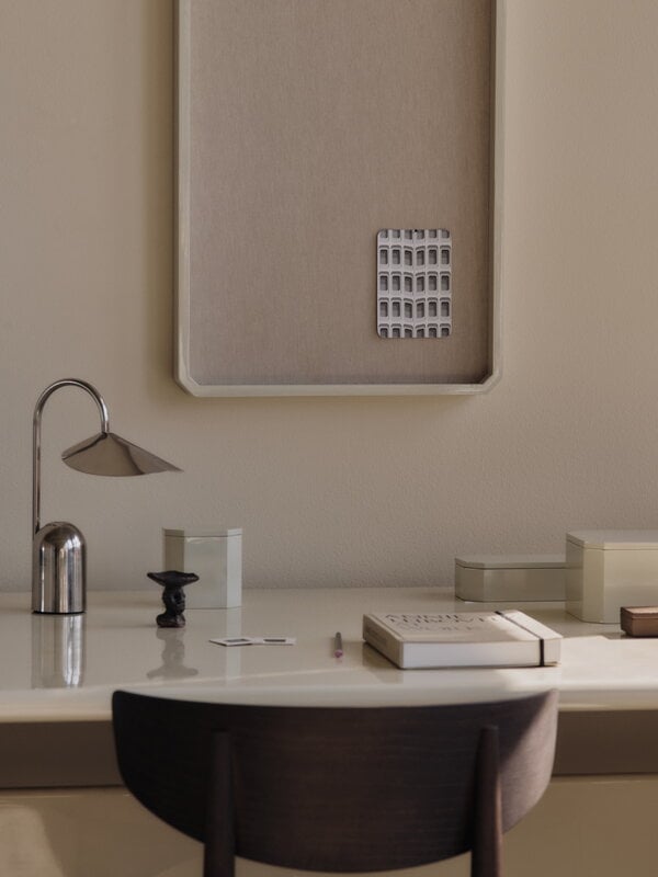 Ferm Living Nova tableau d'affichage, 45 x 100 cm, céladon clair, image décorative