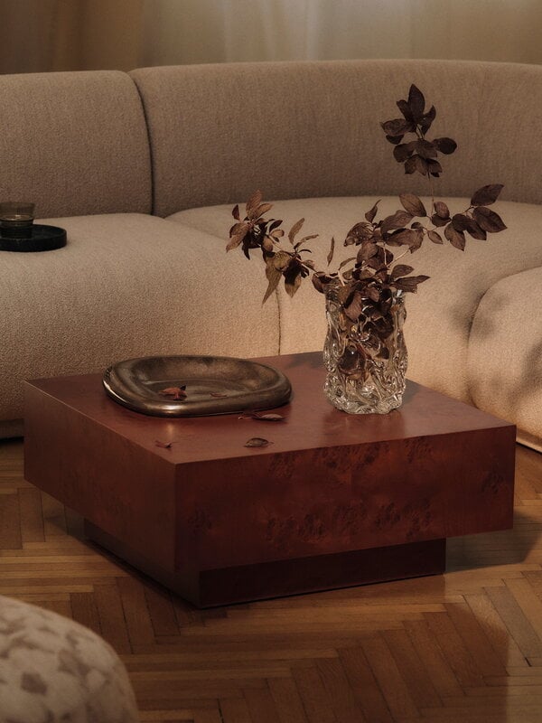 Ferm Living Burl Storage tavolino da caffè, radica scura, immagine decorativa