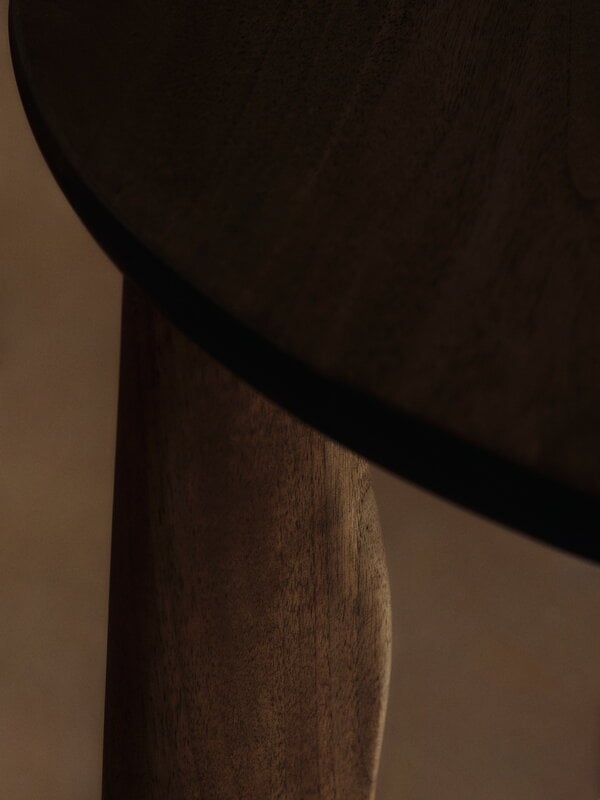 Ferm Living Feve table with a drawer, 86 x 160 cm, walnut, decoration image