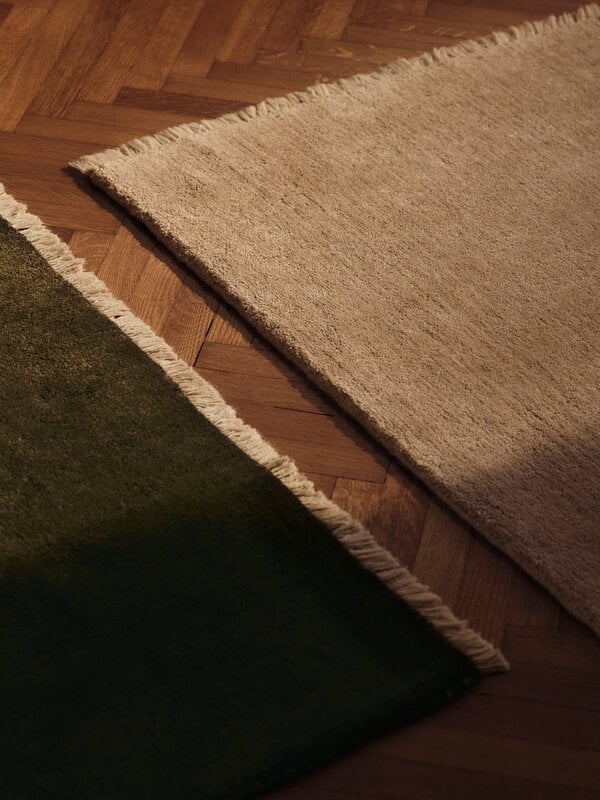 Ferm Living Firth Juteteppich, 140 x 200 cm, off-white, dekorationsbild
