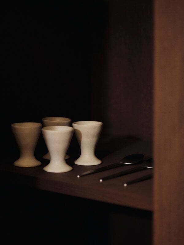 Ferm Living Stelo couverts, ensemble de 4, acier inoxydable brossé, image décorative