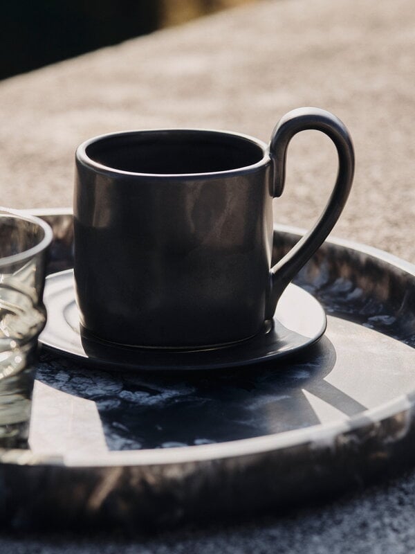 Ferm Living Mist tray, 30 cm, charcoal, decoration image