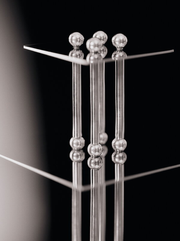 Ferm Living Orbelle Etagere à niveaux, acier inoxydable poli miroir, image décorative