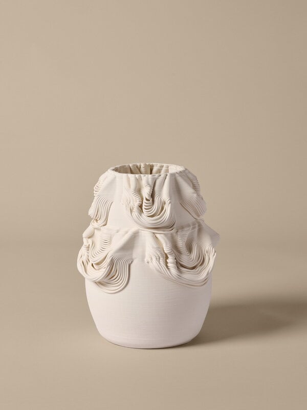 Ferm Living Drisca vase, h. 23 cm, off-white, decoration image