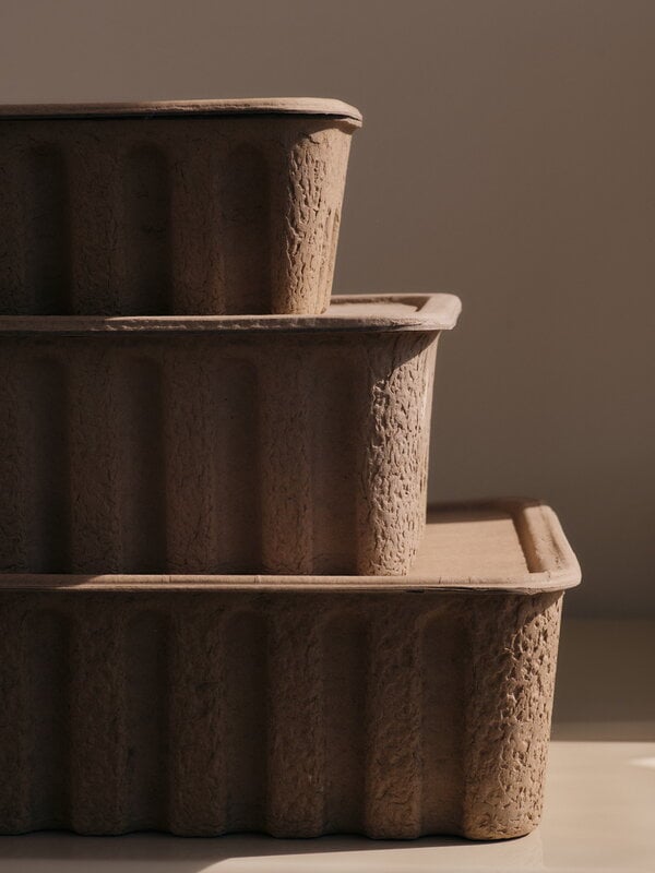 Ferm Living Paper pulp box, 2 pcs, decoration image