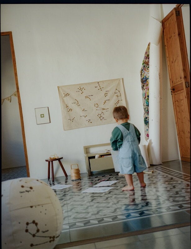 Ferm Living Little Architect säilytyspenkki, cashmere, näkymä 5