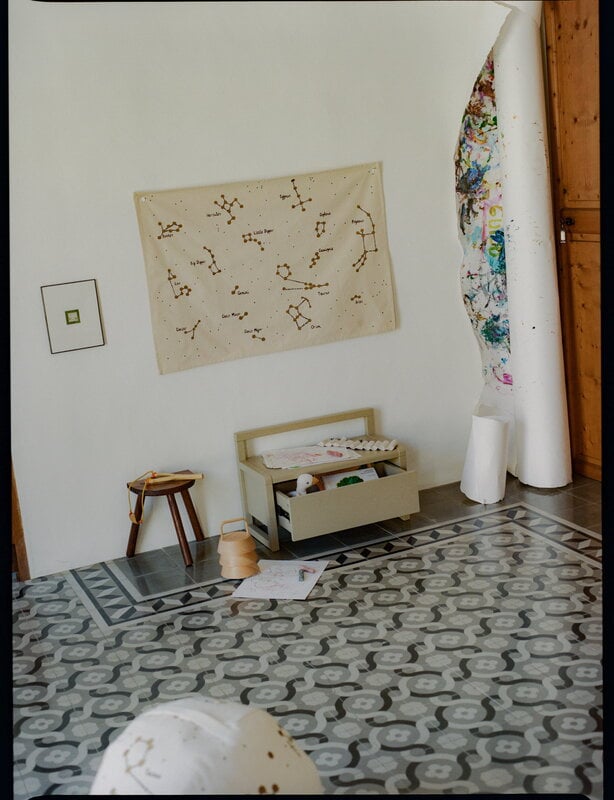 Ferm Living Little Architect säilytyspenkki, cashmere, näkymä 7