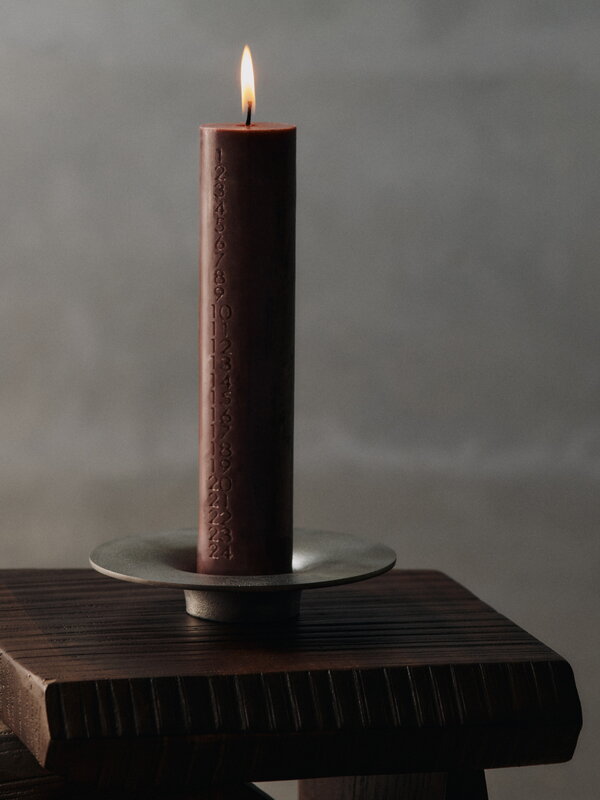 Ferm Living Soothe - Portavelas de bloque, aluminio, imagen de decoración