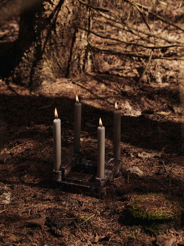 Ferm Living Newel modular candleholder set, travertine, view 6